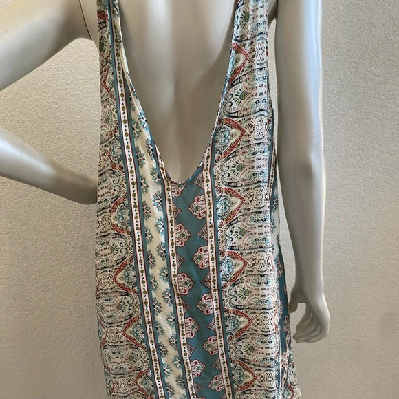Intimately Free People Mock Neck Slip Dress Boho Large - Picture 6 of 13